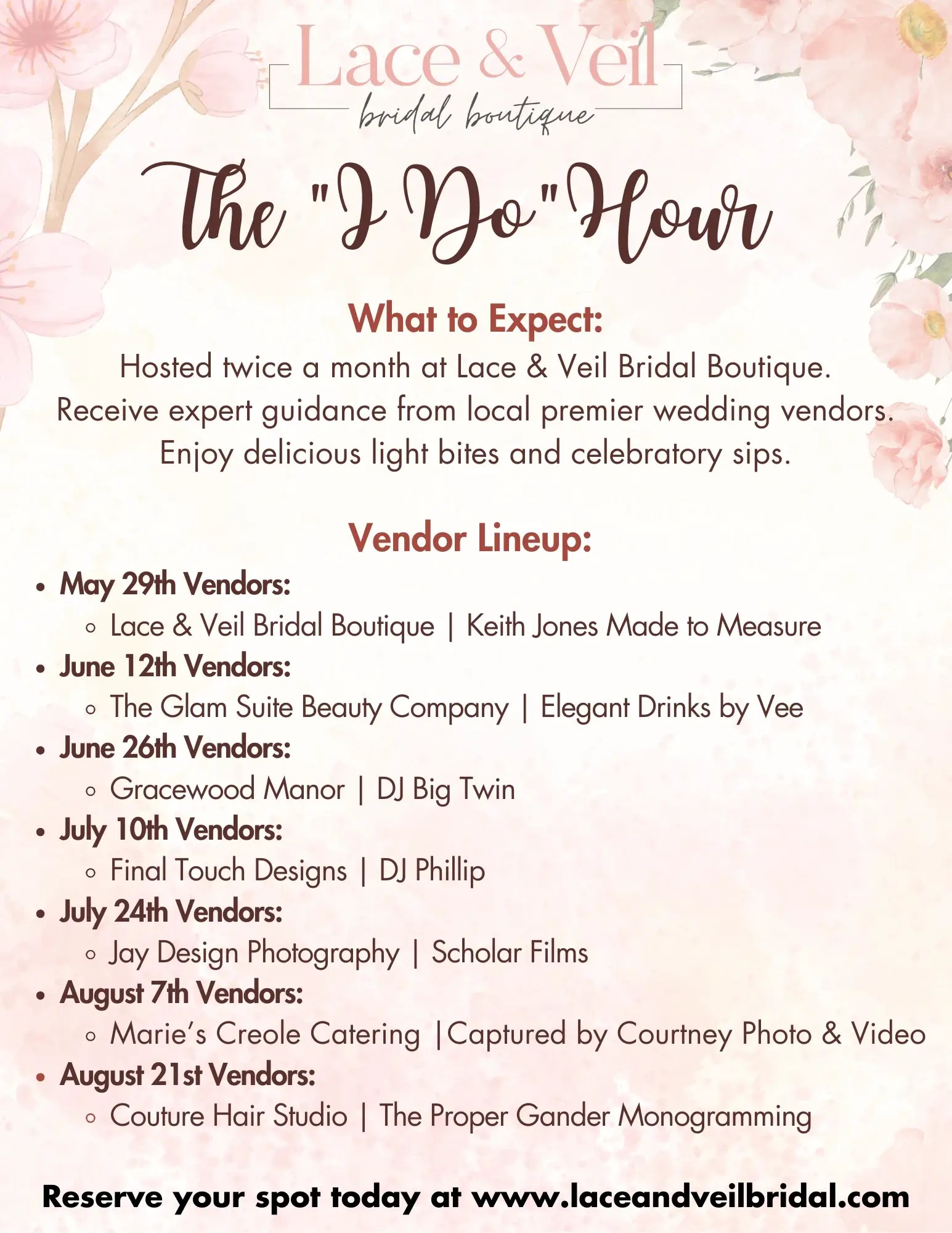 The I Do Hour desktop banner