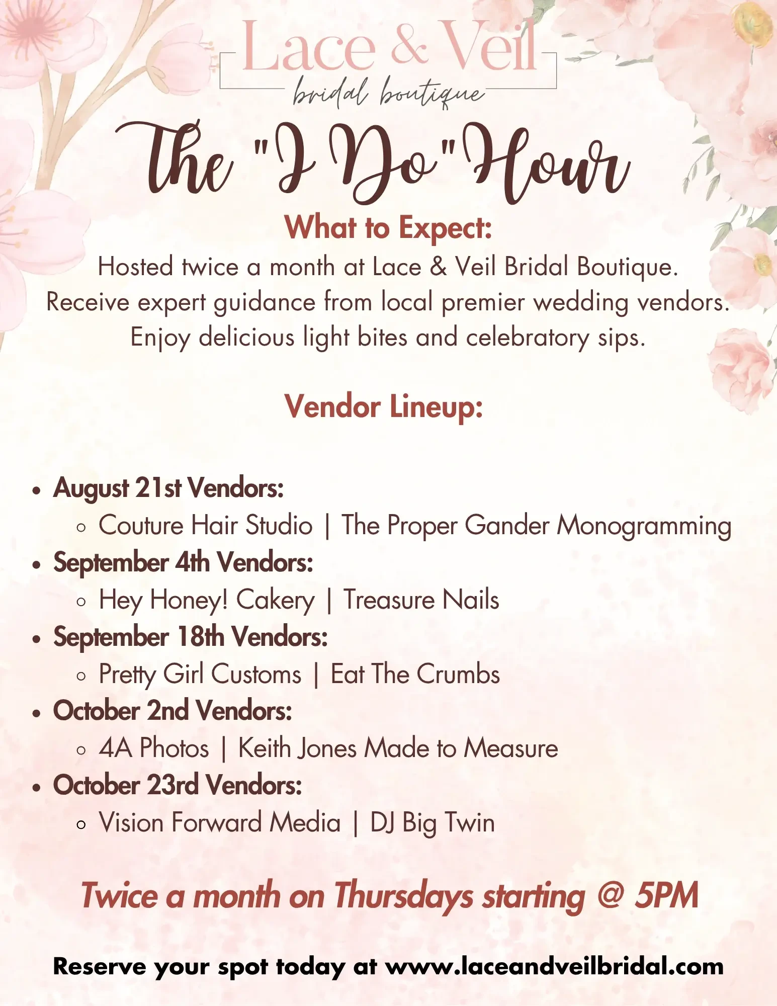 The I Do Hour desktop banner