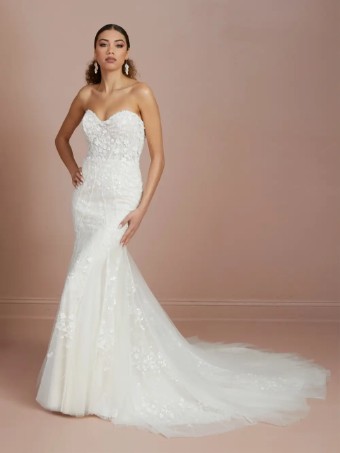 Lavish - A Collection by Lace & Veil 18392 #0 Ivory/Almond thumbnail