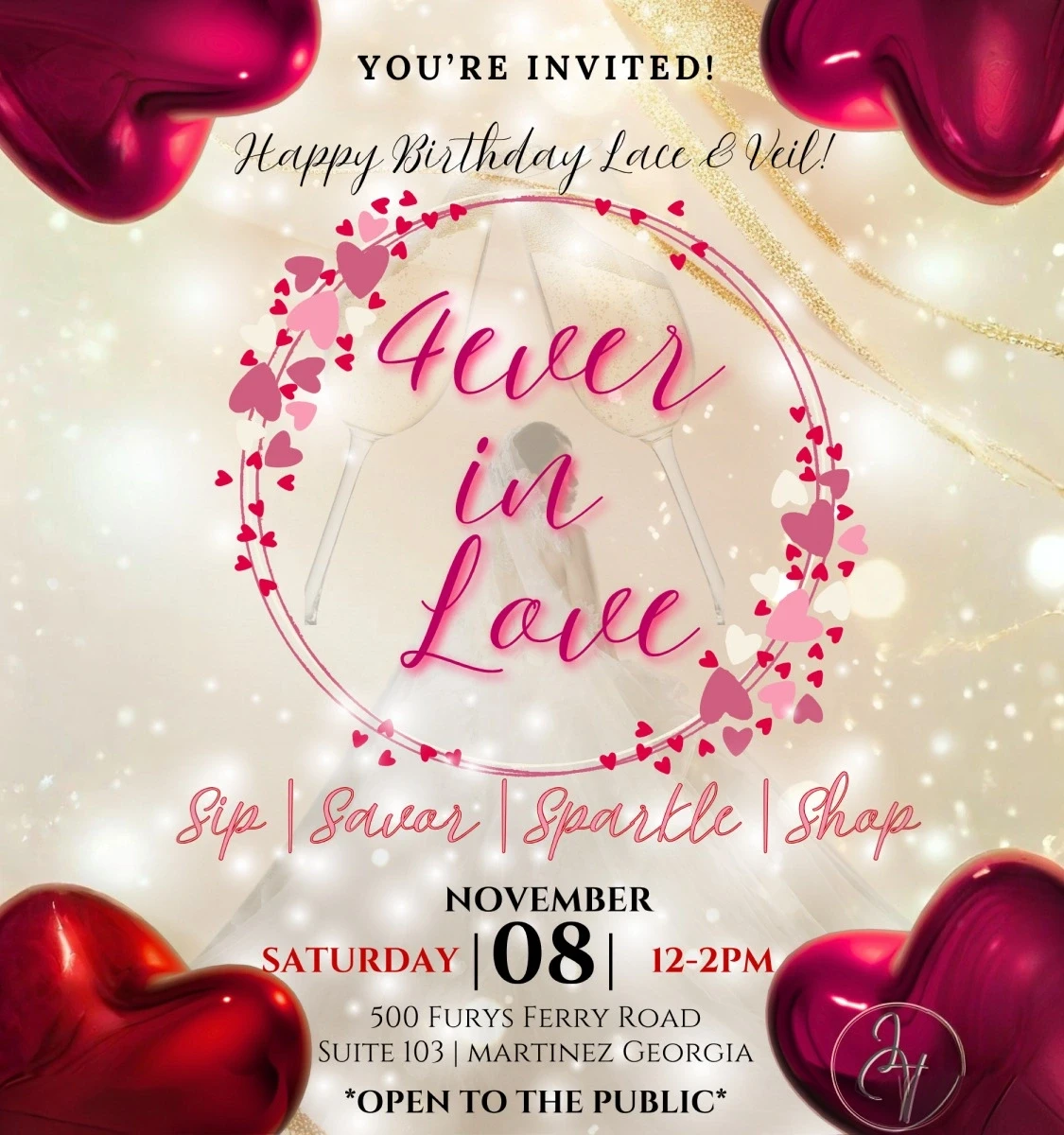 4 ever in Love event, mobile banner