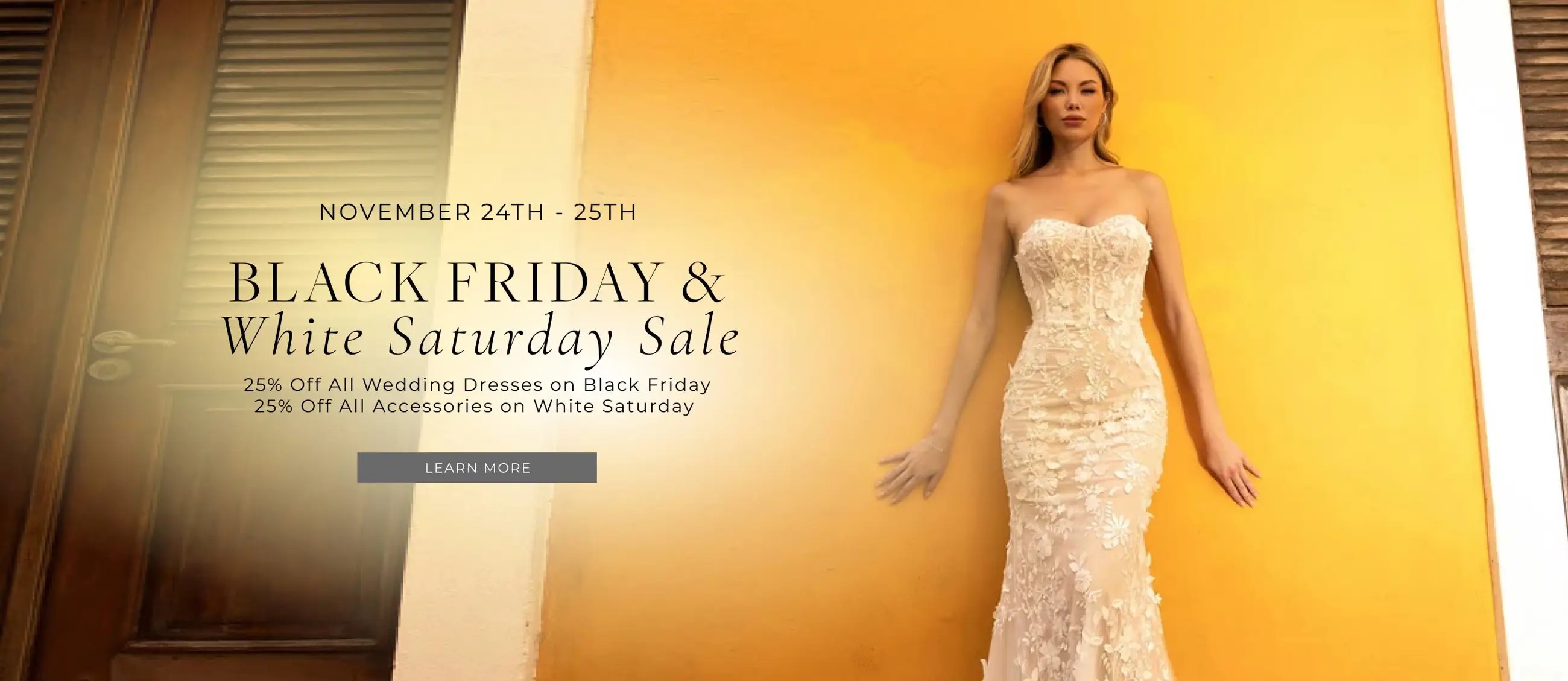 Desktop Banner - Black Friday/White Saturday- 24th/25th November