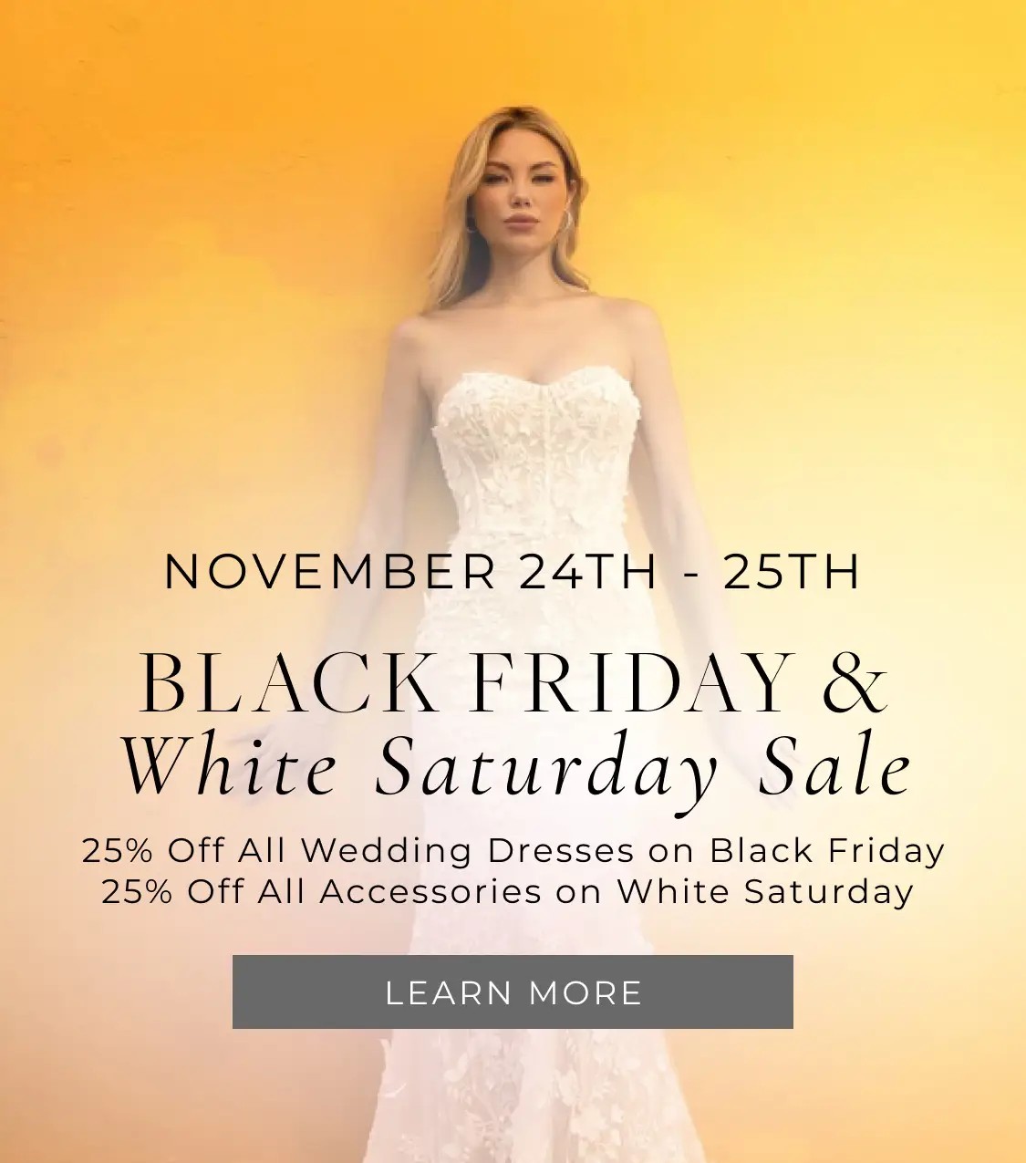 Desktop Banner - Black Friday/White Saturday- 24th/25th November